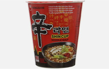 Nong Shim Shin Instant Noodle Cup , Pack of 12 X 68GM