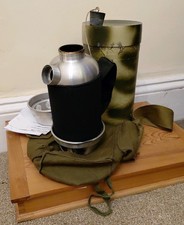 Genuine Vintage Hobo Kettle DS Trek w/ Spare Base and Bag, Discontinued Style