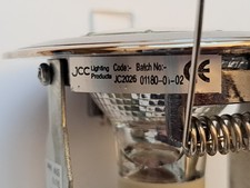 JCC JC2026 GU10 50W cast downlight Chrome/gunmetal