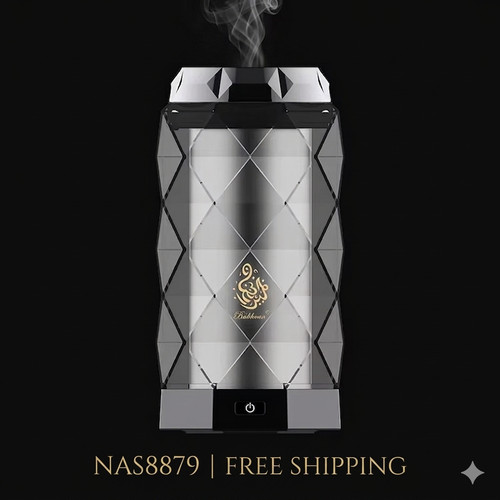Modern silver bakhoor burner - modern,