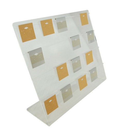 Clear acrylic earring hanging - acrylic,
