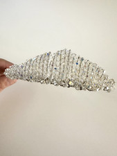 Handmade Bespoke Swarovski Crystal Bridal Wedding Tiara