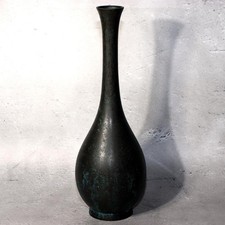 Japanese Bronze Flower Vase