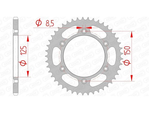 16322 standard steel - steel, crown
