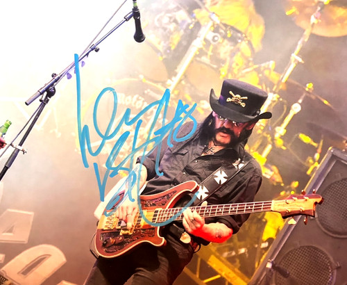 Lemmy kilmister signed - kilmister,