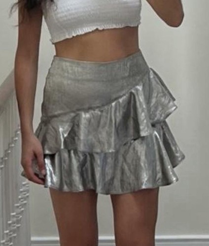Zara silver metallic - silver,