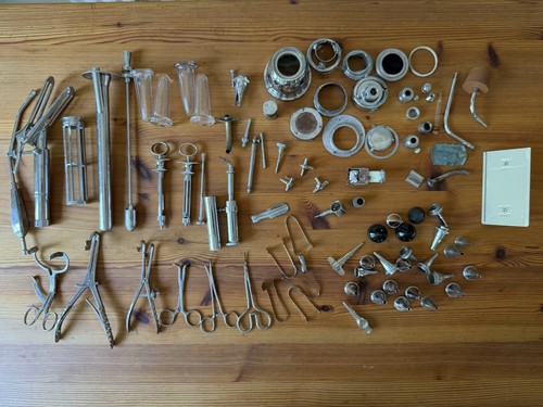 Old surgical medical - , equipment