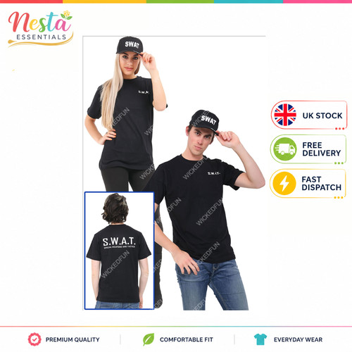 Adult swat printed shirt - swat,
