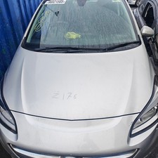 Vauxhall Corsa E Bonnet silver