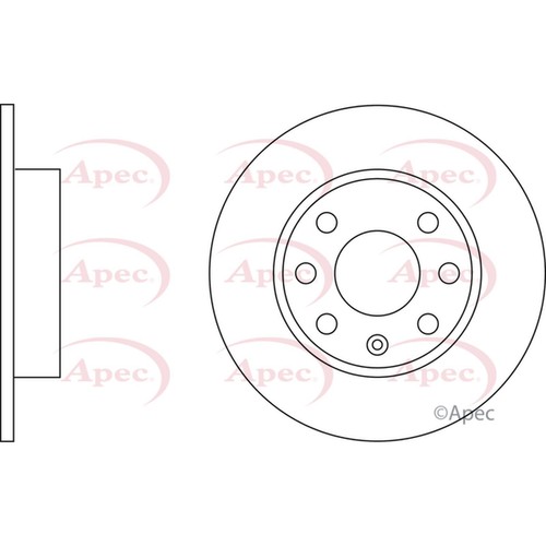 Brake discs solid - discs, for