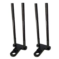 2 x BLACK SNAG EAR BARS FOR BITE ALARMS CARP FISHING TACKLE