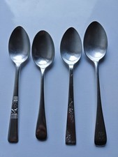 4 Old English Spoons