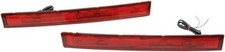 Parts Unlimited Saddlebag Side Light Lens Red For Honda GL 1500