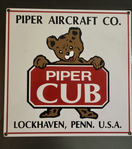 Vintage piper cub bear - vintage,