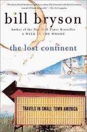 The lost continent bryson - the,