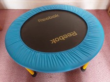 REEBOK REBOUNDER / MINI FITNESS INDOOR TRAMPOLINE  ✩  36" DIAMETER BLUE