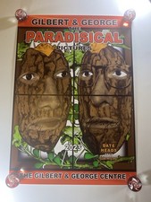 Gilbert & George Signed Poster