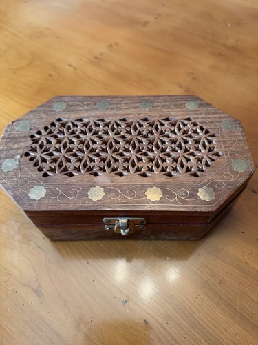 Vintage indian hand carved - vintage,