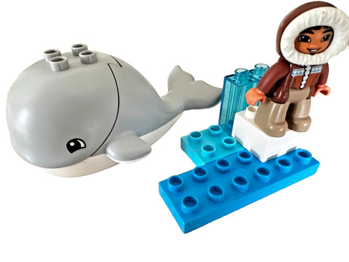 Lego duplo whale - duplo, eskimo