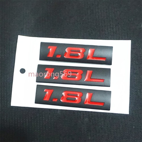 Matte black red 8l metal - 3x,