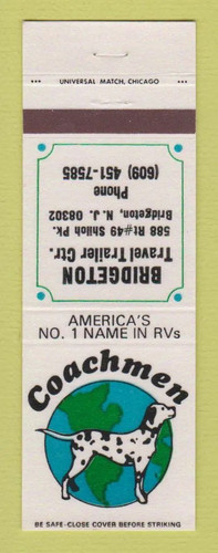 Matchbook cover coachmen - matchbook,