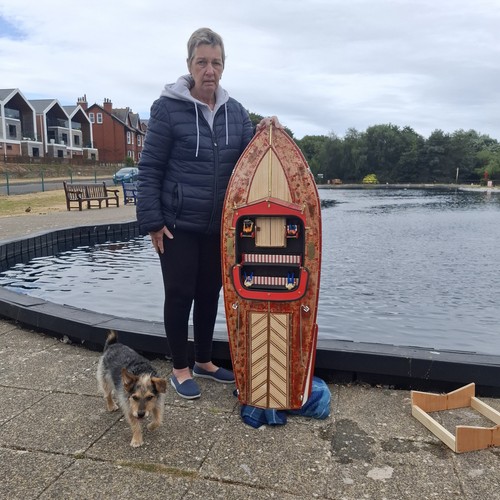 Model boat century sea maid - century,