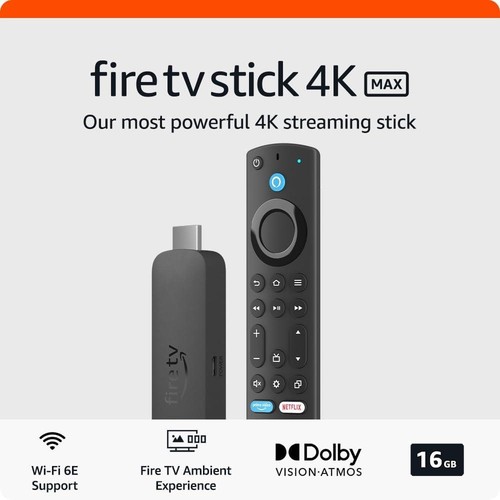 Amazon fire stick max - tv, 4k