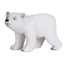 Mojo POLAR BEAR CUB Wild zoo animals play model figure toys plastic forest