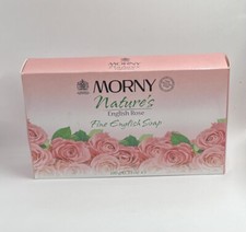 VINTAGE MORNY ENGLISH ROSE SOAPS 3 X 100G New CD
