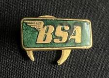 BSA BIRMINGHAM SMALL ARMS VINTAGE BIKE MOTORCYCLE ENAMEL LAPEL BUTTON PIN BADGE