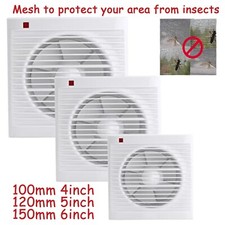 Extractor Fan Bathroom kitchen 100MM 125MM 150MM Toilet 4 5 6Inch White Standard