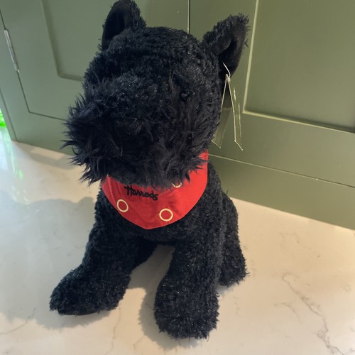 Harrods black sitting scottie - black,