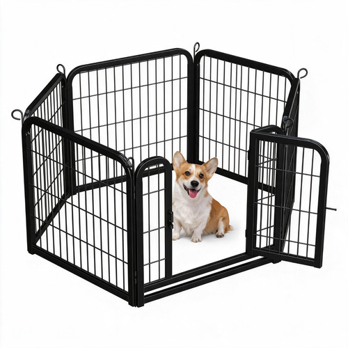 6panel dog pet puppy playpen - 6panel,