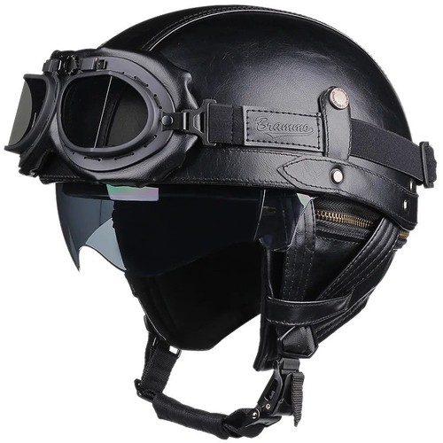 Retro open face half - open,