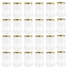 s 370ml 1lb Round Glass Jam