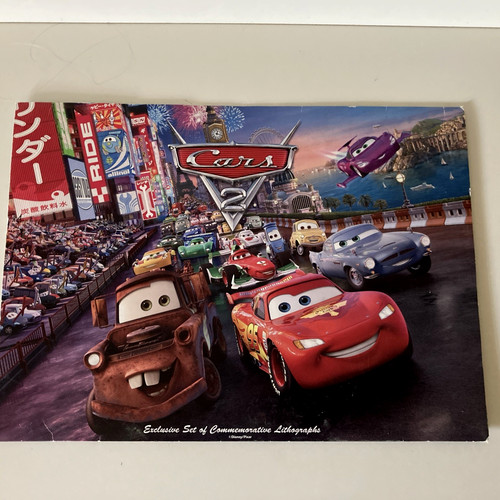 Pixar cars lithograph disney - cars,
