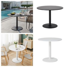 Round pedestal dining table - round,