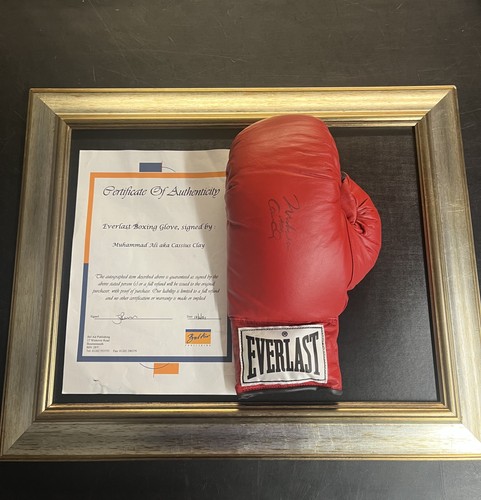 Muhammad ali hand signed red - hand,