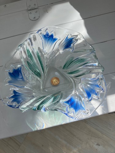 Mikassa blue tulip swirl bowl - blue,