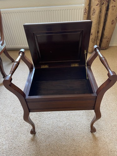 Antique mahogany upholstered - antique,