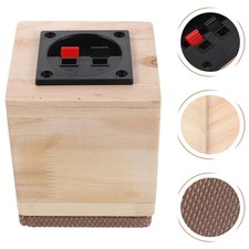  Car Speaker Box: Wooden Speaker Cabinet For Truck Vehicle Car Audio - Empty