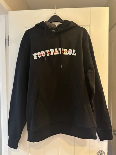 Footpatrol hood black grey - hood,