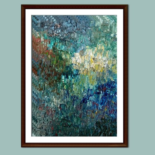 Shimmering ooak oil painting - shimmering-ooak,