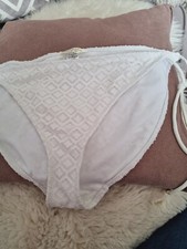 WOMENS ACCESSORIZE AT MONSOON  NEW BIKINI BOTTOMS white  tie sides SIZE 18