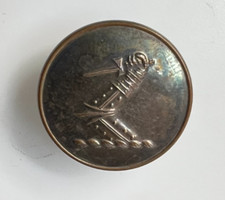 Silver Plated Livery Button Foolmin Family 26 mm Firmin & Son Warwick St London