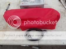 HONDA FERIDAX RED SEAT COVER VINTAGE.. (H189 )    14