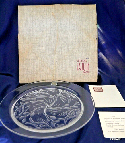 Lalique annual edition plate - lalique,