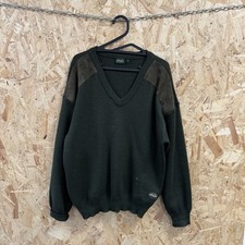 Le Chameau green wool V-neck