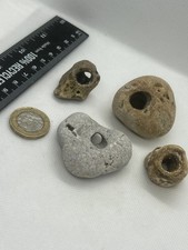 4 HAG STONES – NATURAL HOLED