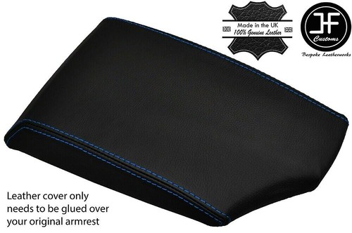 Royal blue stitching leather - royal,